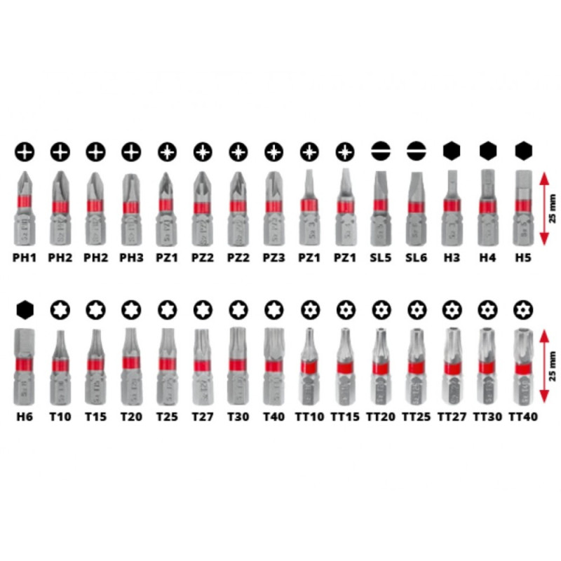 Einhell Набір біт 32 шт XS-Case (118693)