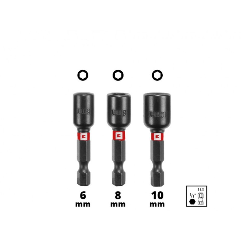 Einhell Набір ударних біт і головок 28 шт, S-Case (108703)