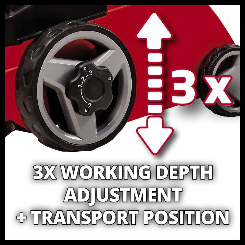 Einhell Аератор-скарифікатор акумуляторний GC-SC 36/31 Li PXC 18В 31см 10.9кг (без АКБ та ЗП) (3420660)