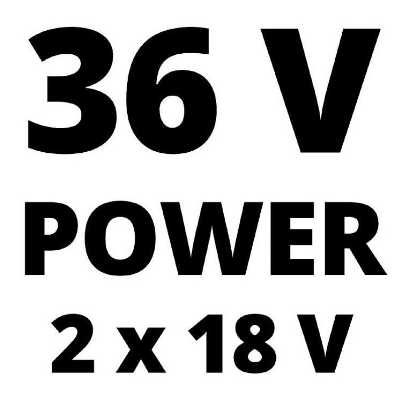 Einhell Аератор-скарифікатор акумуляторний GE-SA 36/35 Li - Solo 36В 35см безщітковий ножи 16шт 11.31кг (без АКБ та ЗП) (3420685)