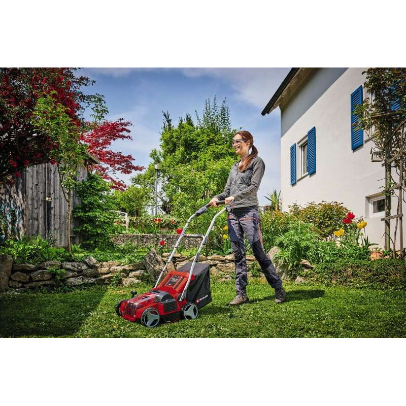 Einhell Аератор-скарифікатор акумуляторний GE-SA 36/35 Li - Solo 36В 35см безщітковий ножи 16шт 11.31кг (без АКБ та ЗП) (3420685)