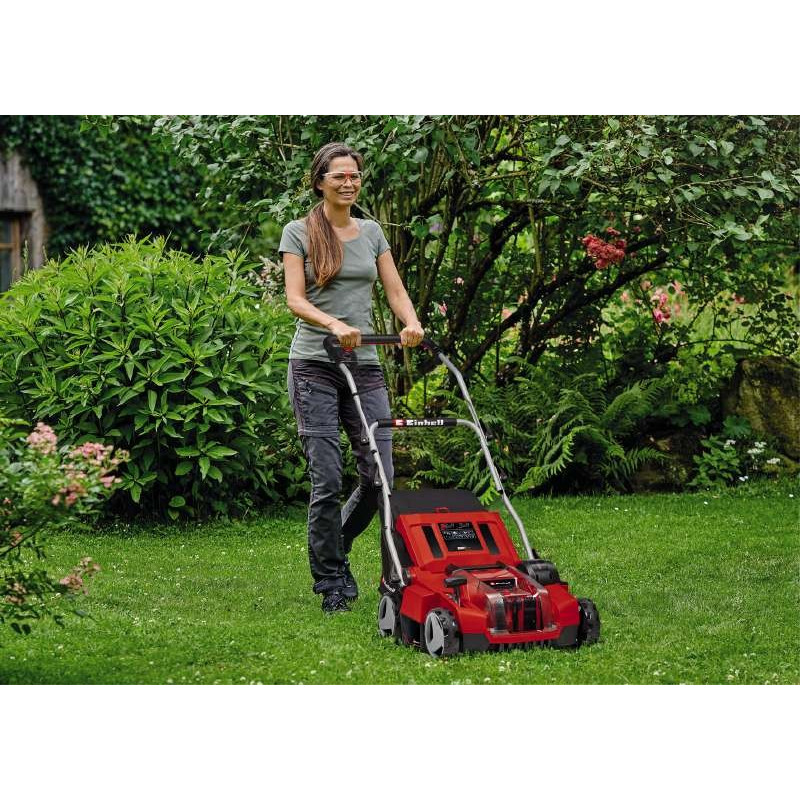 Einhell Аератор-скарифікатор акумуляторний GE-SA 36/35 Li - Solo 36В 35см безщітковий ножи 16шт 11.31кг (без АКБ та ЗП) (3420685)