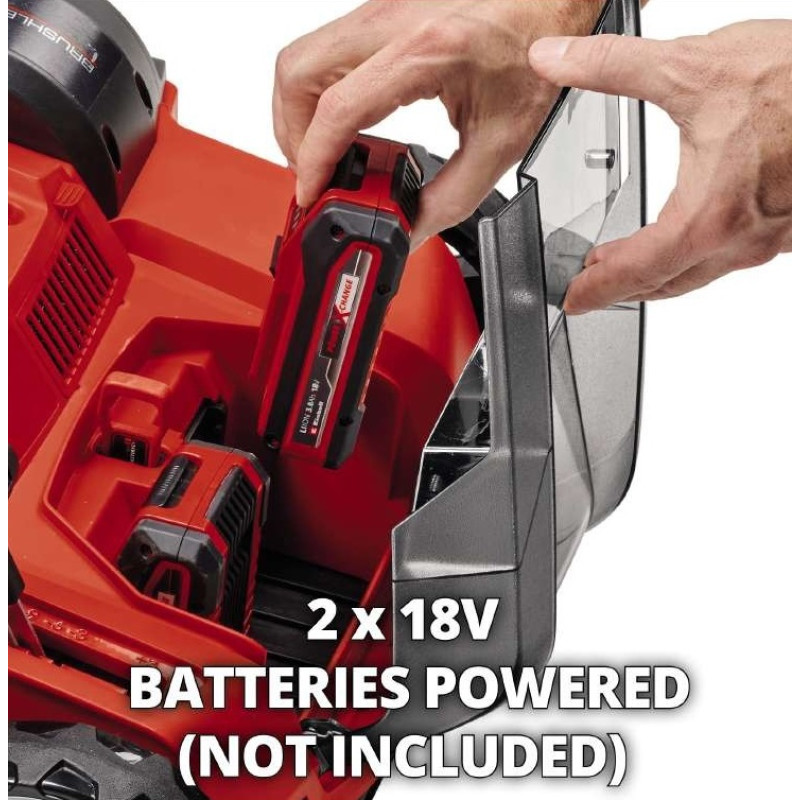 Einhell Аератор-скарифікатор акумуляторний GE-SA 36/35 Li - Solo 36В 35см безщітковий ножи 16шт 11.31кг (без АКБ та ЗП) (3420685)