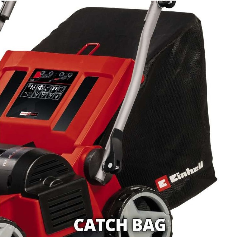 Einhell Аератор-скарифікатор акумуляторний GE-SA 36/35 Li - Solo 36В 35см безщітковий ножи 16шт 11.31кг (без АКБ та ЗП) (3420685)
