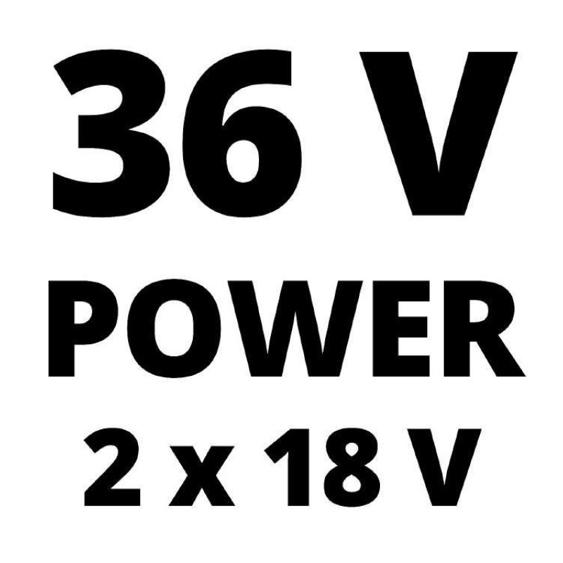 Einhell Аератор-скарифікатор акумуляторний GE-SC 36/35 Li - Solo 36В 35см безщітковий ножи 16шт 9.94кг (без АКБ та ЗП) (3420680)