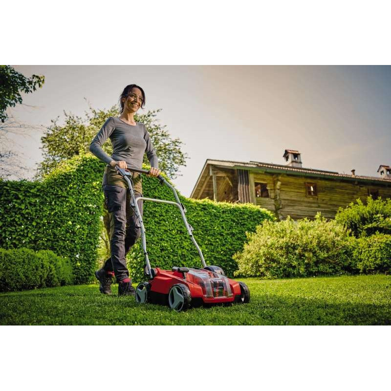 Einhell Аератор-скарифікатор акумуляторний GE-SC 36/35 Li - Solo 36В 35см безщітковий ножи 16шт 9.94кг (без АКБ та ЗП) (3420680)