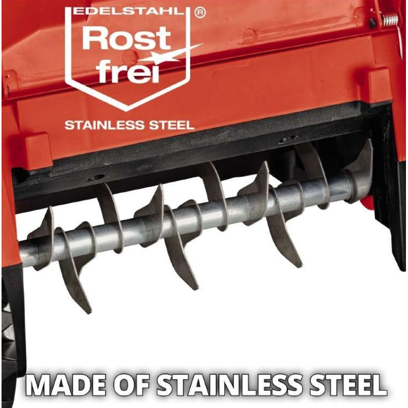 Einhell Аератор-скарифікатор акумуляторний GE-SC 36/35 Li - Solo 36В 35см безщітковий ножи 16шт 9.94кг (без АКБ та ЗП) (3420680)