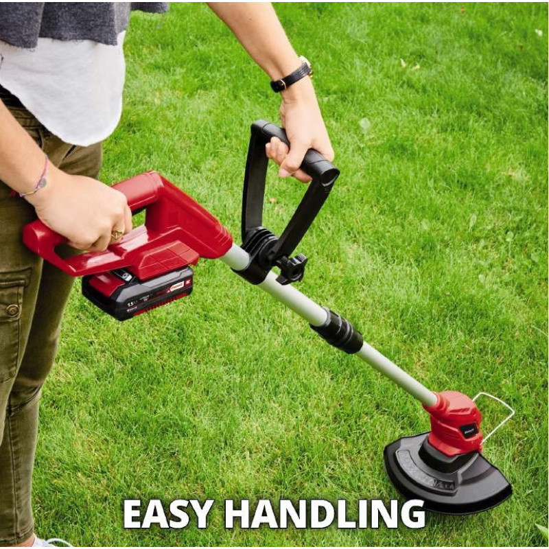 Einhell Газонокосарка та триммер акумуляторні GE-CM 18/33 Li Set, акб 4 Ah, з/п (3413262)