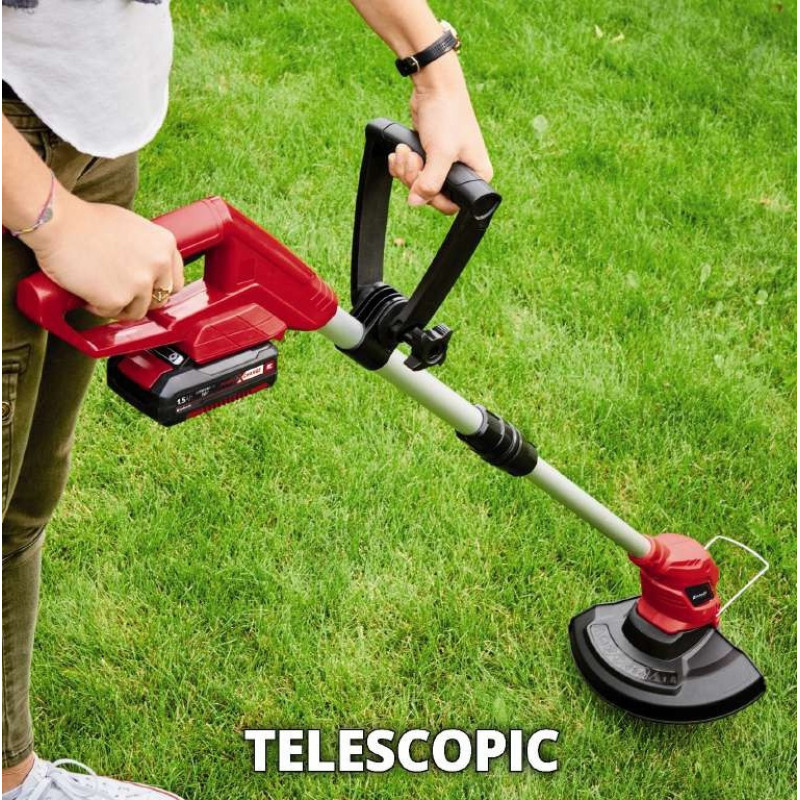 Einhell Газонокосарка та триммер акумуляторні GE-CM 18/33 Li Set, акб 4 Ah, з/п (3413262)