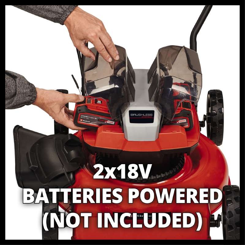 Einhell Акумуляторна газонокосарка GE-CM 36/48 Li M Solo, без акб та з/п (3413054)