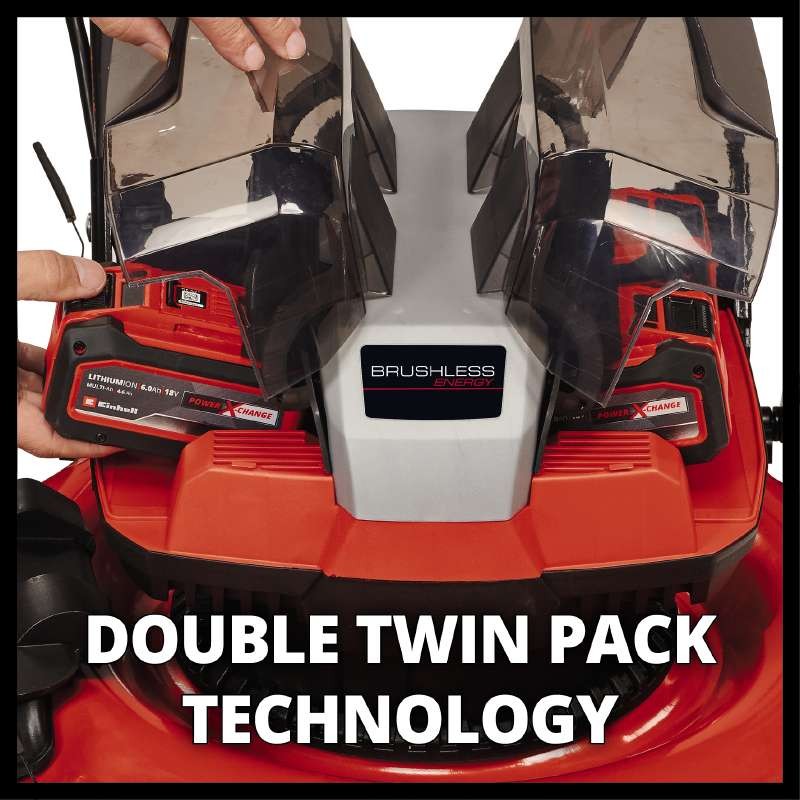 Einhell Акумуляторна газонокосарка GE-CM 36/48 Li M Solo, без акб та з/п (3413054)