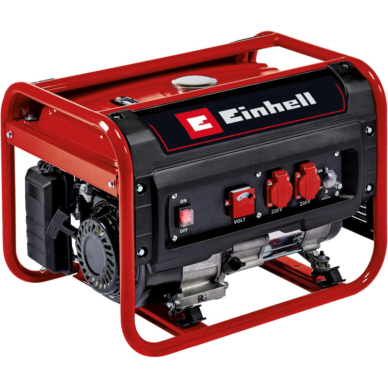Einhell Генератор бензиновий TC-PG 25/1/E5, 230В, 2.1кВт (макс. 2.4кВт), ручний старт, 15л, 37кг (4152600)