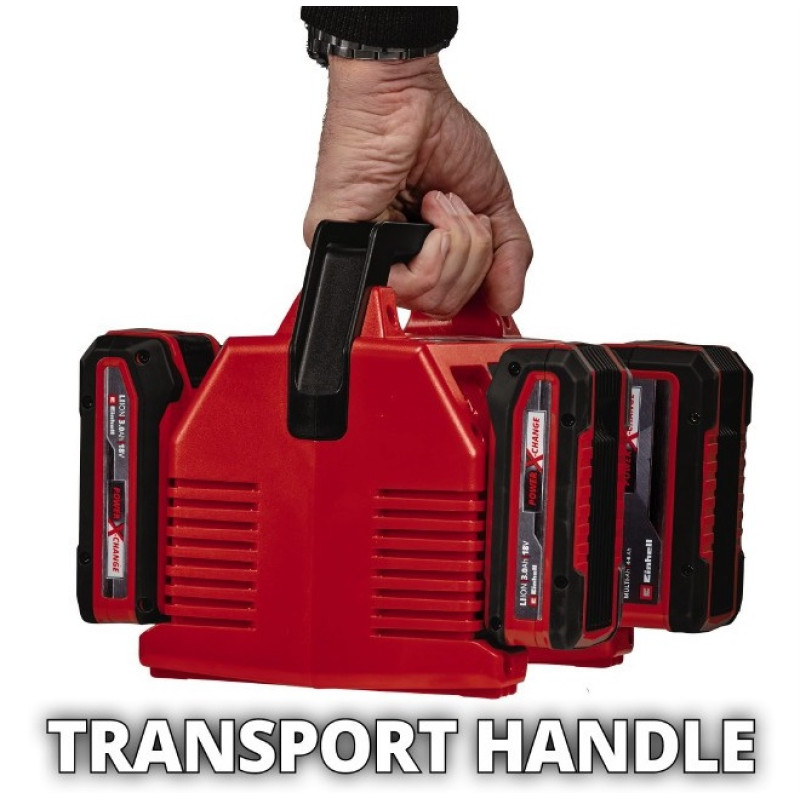 Einhell Зарядний пристрій для чотирьох акумуляторів Power X-Quattrocharger 4А (4512102)