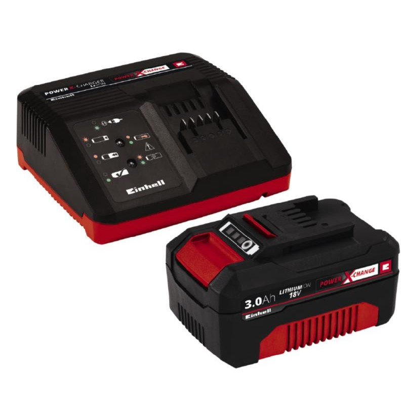 Einhell Набір акумулятор та зарядний пристрій Starter-Kit Power-X-Change 18 В Li-Ion 3.0 Аh (4512041)