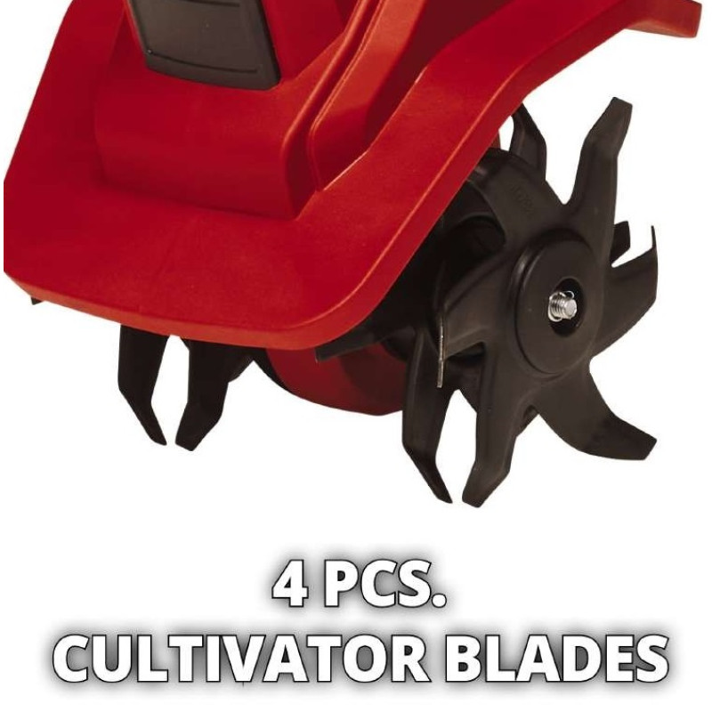 Einhell Культиватор акум GE-CR 18/20 Li E - Solo, 18В, PXC, шир. 20 см, глиб. 200 мм (3431210)