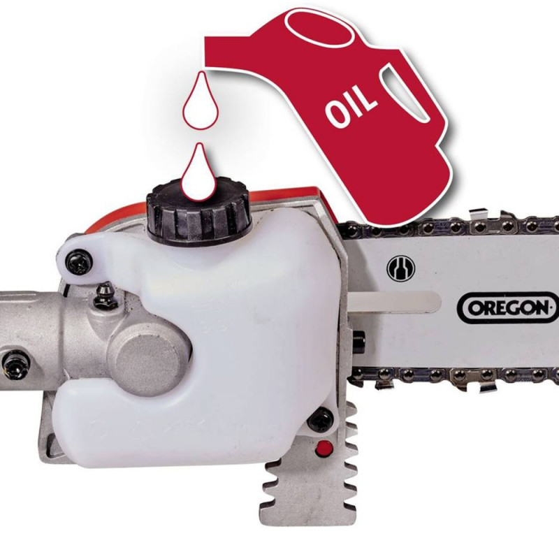 Einhell Кущоріз-висоторіз телескопічний GC-HC 90/2046 T 900Вт - набір з 2 насадок: кущоріз 460мм і пилка 200мм 6.1кг (4501290)