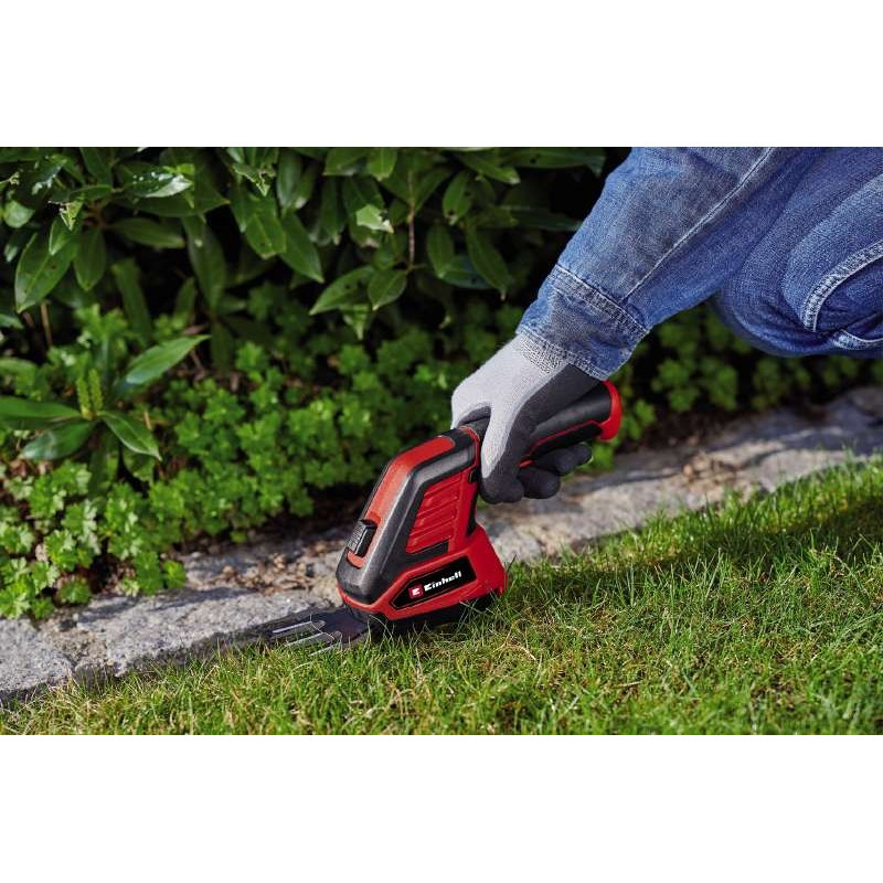 Einhell Ножиці для трави акумуляторні GC-CG 3,6/70 Li WT, 3.6В 2 Аг, 70/110мм, крок різу 8мм, 0.8кг (3410365)