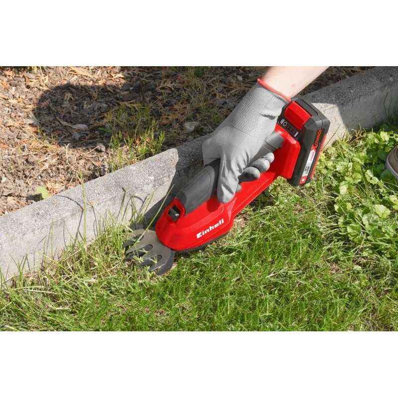 Einhell Ножиці для трави акум GE-CG 18 Li - Solo, 18В, PXC, леза 100/200 мм, 0.66 кг (без АКБ і ЗП) (3410370)