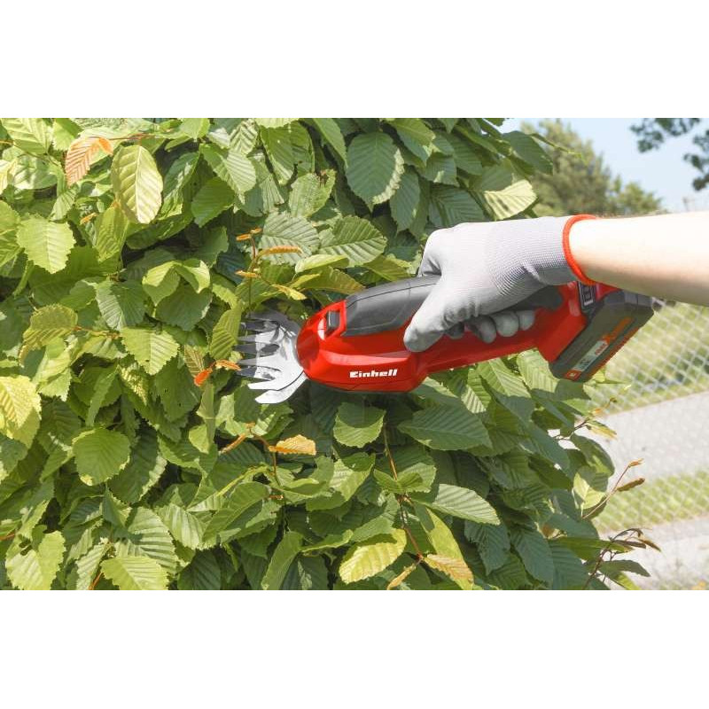 Einhell Ножиці для трави акум GE-CG 18 Li - Solo, 18В, PXC, леза 100/200 мм, 0.66 кг (без АКБ і ЗП) (3410370)