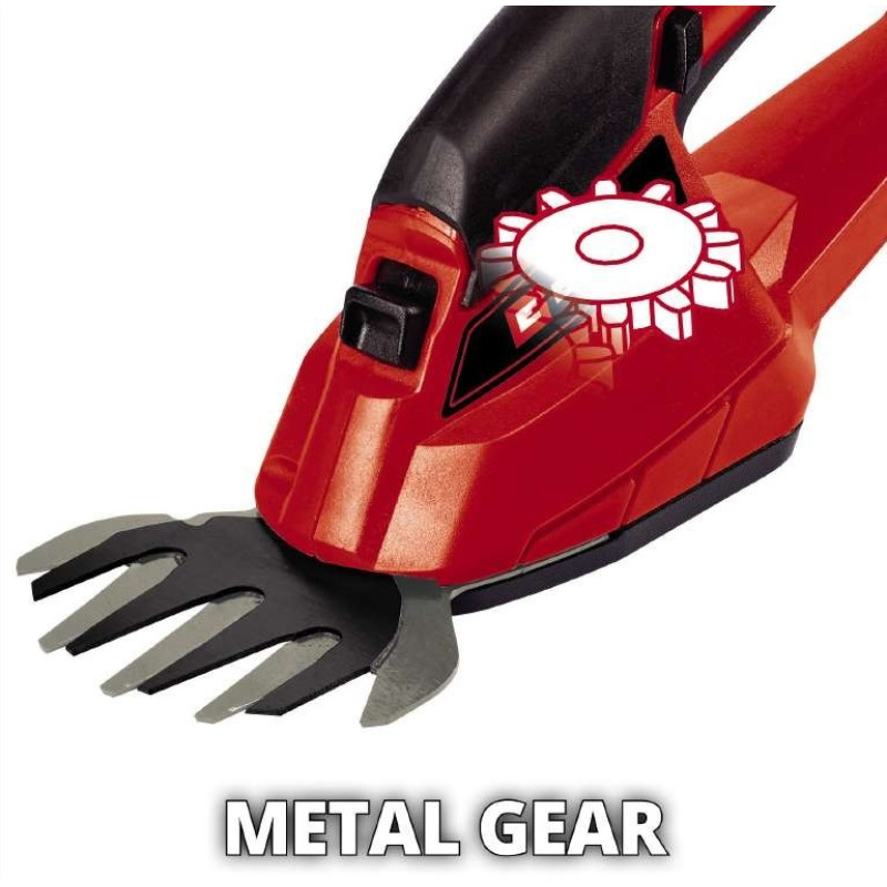 Einhell Ножиці для трави акум GE-CG 18/1 Li-Solo, PXC, леза 100 мм, 0.65 кг (без АКБ і ЗП) (3410382)