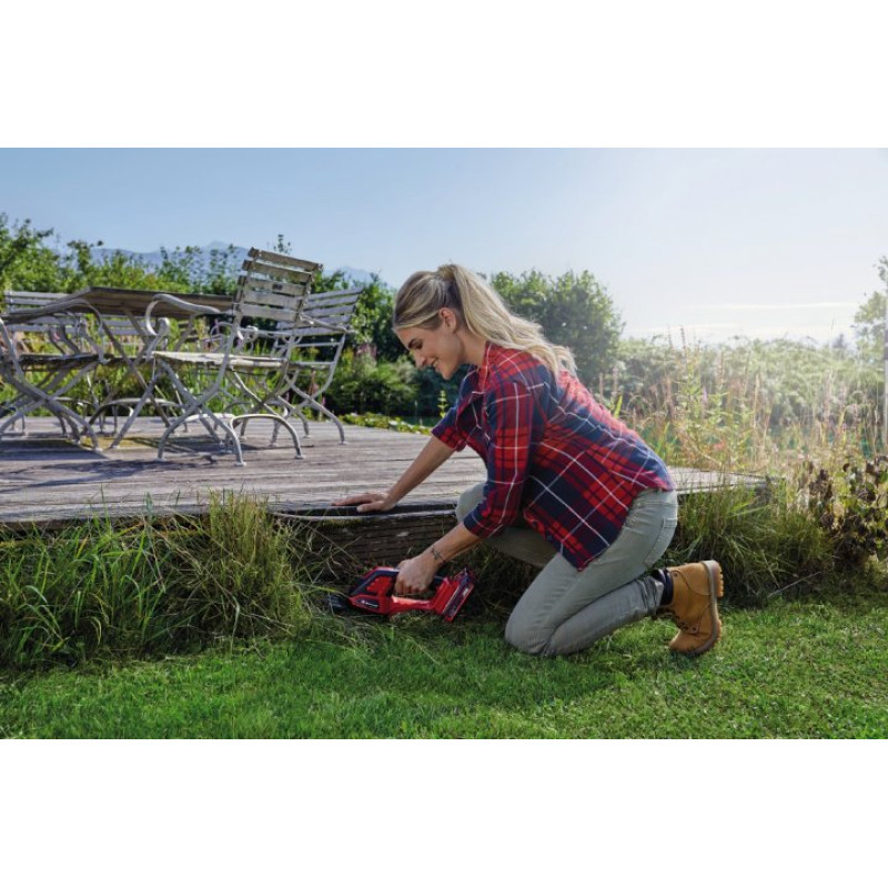 Einhell Ножиці для трави GE-CG 18/100 Li-Solo, PXC, акум., 100мм, 1.06кг (без АКБ та ЗП) (3410313)