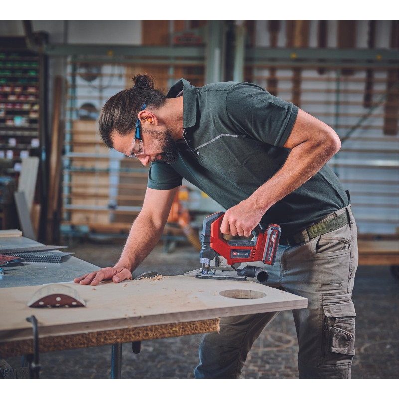 Einhell Лобзик TP-JS 18/135 Li BL - Solo акумуляторний, PXC 18В, 3500об•хв, безщітковий, плавний пуск, ход 26 мм, 2.2 кг (без АКБ і ЗП) (4321260)