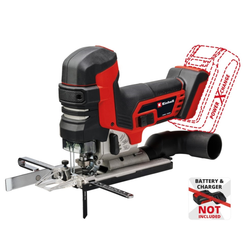 Einhell Лобзик акумуляторний TP-JST 18/135 Li BL - Solo PXC 18В 3500об·хв хід 26мм 1.96кг без АКБ та ЗП (4321265)