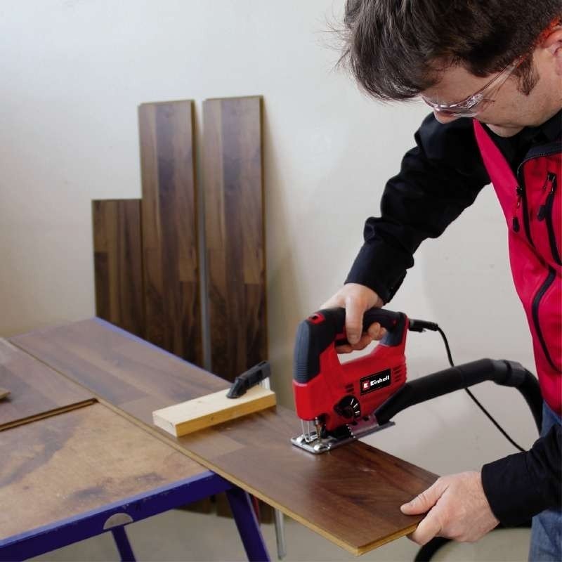 Einhell Лобзик електричний TC-JS 80/1 Kit, 550Вт, 1000-3000об•хв, в комплекті 3 полотна, кейс, 1.86кг (4321157)