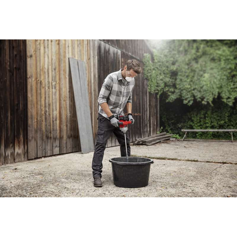 Einhell Міксер будівельний акум TE-MX 18 Li - Solo, 18В, PXC, М14, 0-620 об/хв (4258760)