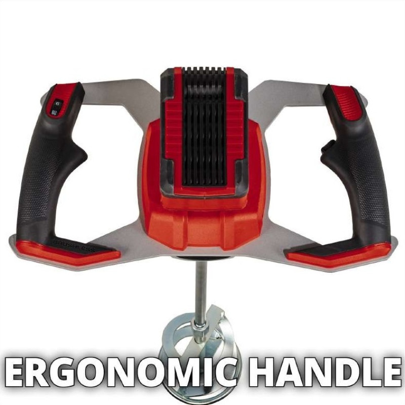 Einhell Міксер будівельний акумуляторний TP-MX 18-2LI BL - Solo, PXC, 18В, 450/720об•хв, М14, 60Нм, безщітковий, 5.11кг, без АКБ і ЗП (4258770)