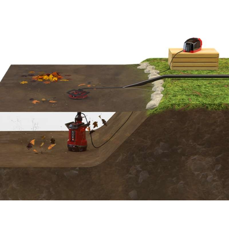 Einhell Акумуляторний насос для брудної води GE-DP 18/25 Li - Solo, без акб та зп (4181580)