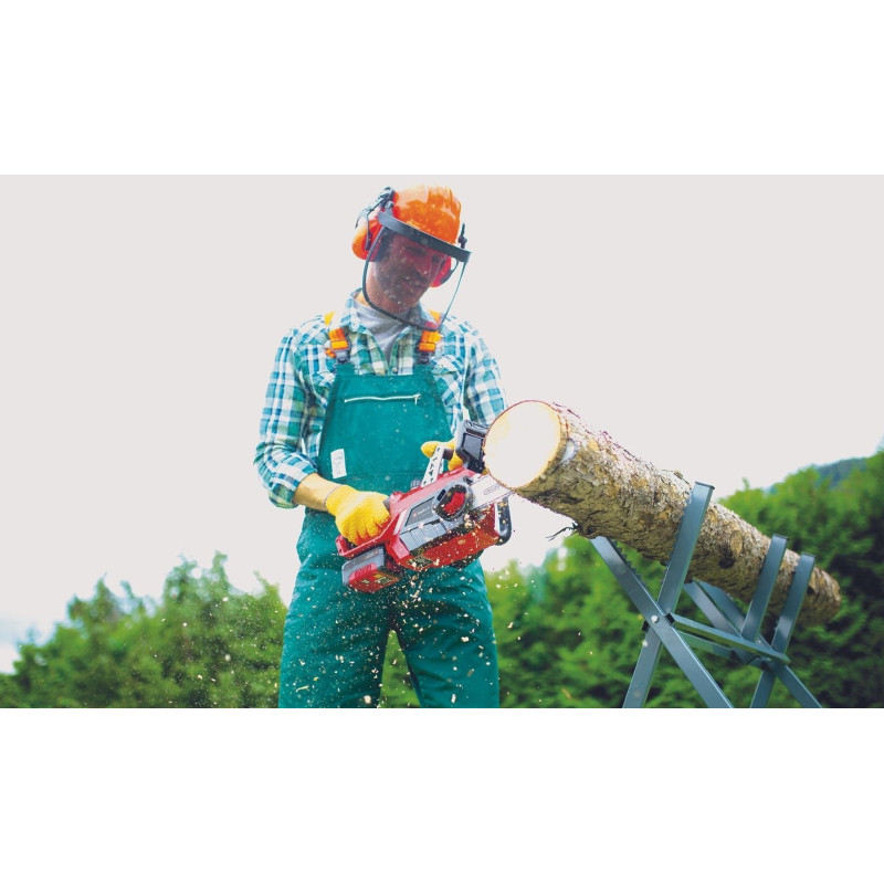 Einhell Пила ланцюгова акумуляторна GE-LC 18/25 Li Set, PXC, 18В, шина 25см, 4.3м/с, акум. 3,0Ah і зарядний пристрій, додатковий ланцюг, 3.6кг (4501777)