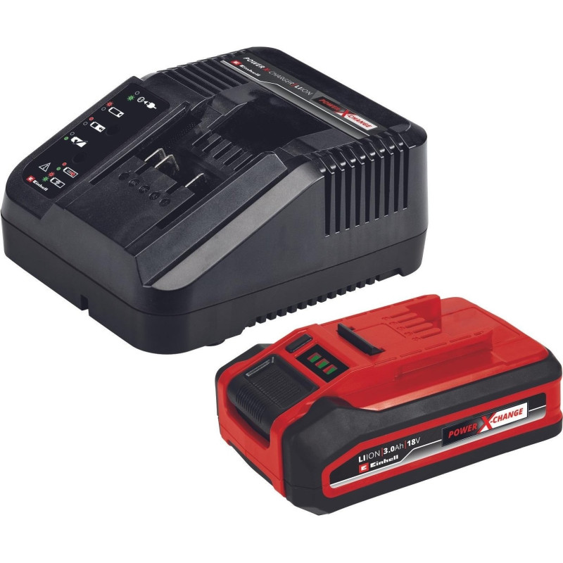 Einhell Пила ланцюгова акумуляторна GE-LC 18/25 Li Set, PXC, 18В, шина 25см, 4.3м/с, акум. 3,0Ah і зарядний пристрій, додатковий ланцюг, 3.6кг (4501777)