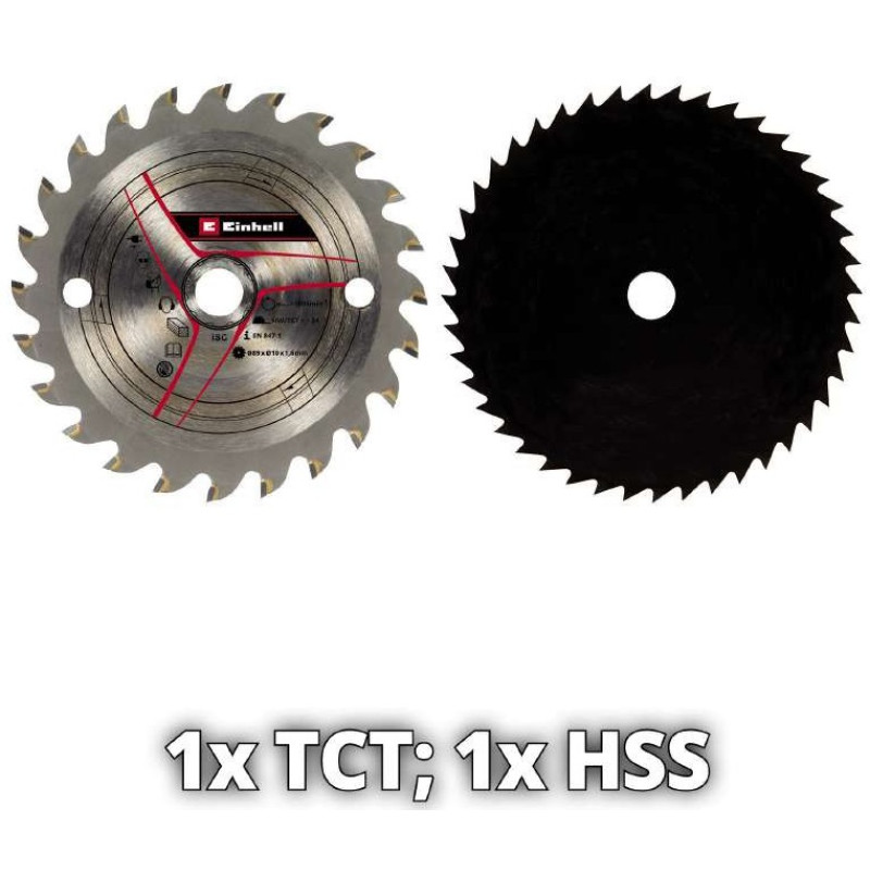 Einhell Акумуляторна міні-циркулярна пила (роторайзер) TE-CS 18/89 Li Solo, без акб (4331100)