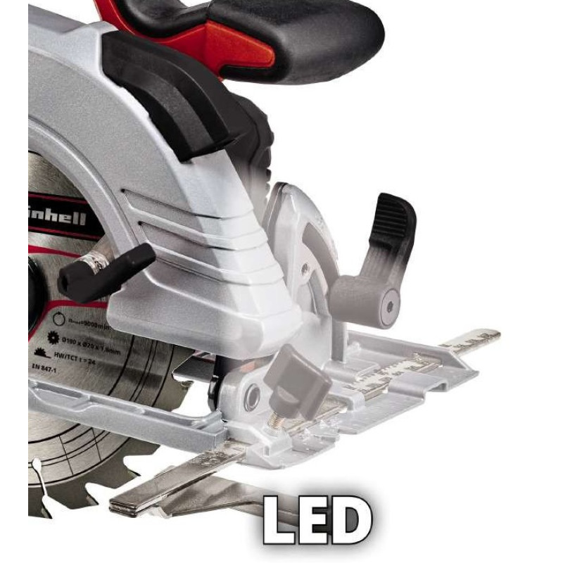 Einhell Акумуляторна циркулярна пила TE-CS 18/190 Li-Solo New, без акб (4331210)