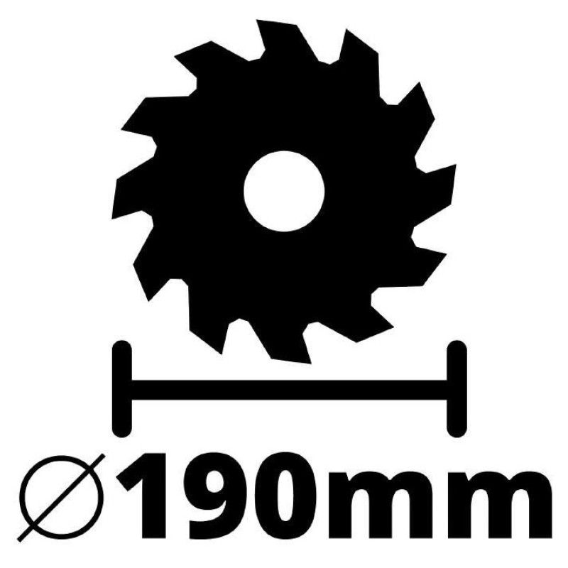 Einhell Акумуляторна циркулярна пила TE-CS 18/190 Li-Solo New, без акб (4331210)