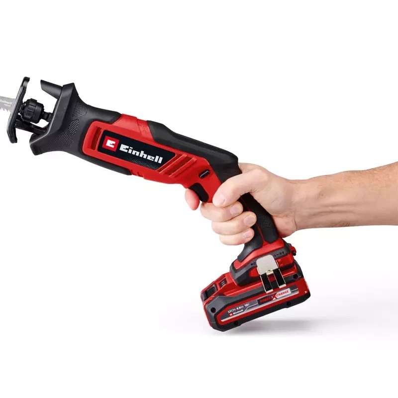 Einhell Пила шабельна акумуляторна Einehll TE-AP 18/13 Li - Solo PXC 18В пропил 50мм хід 13мм 1.13кг без АКБ та ЗП (4326315)