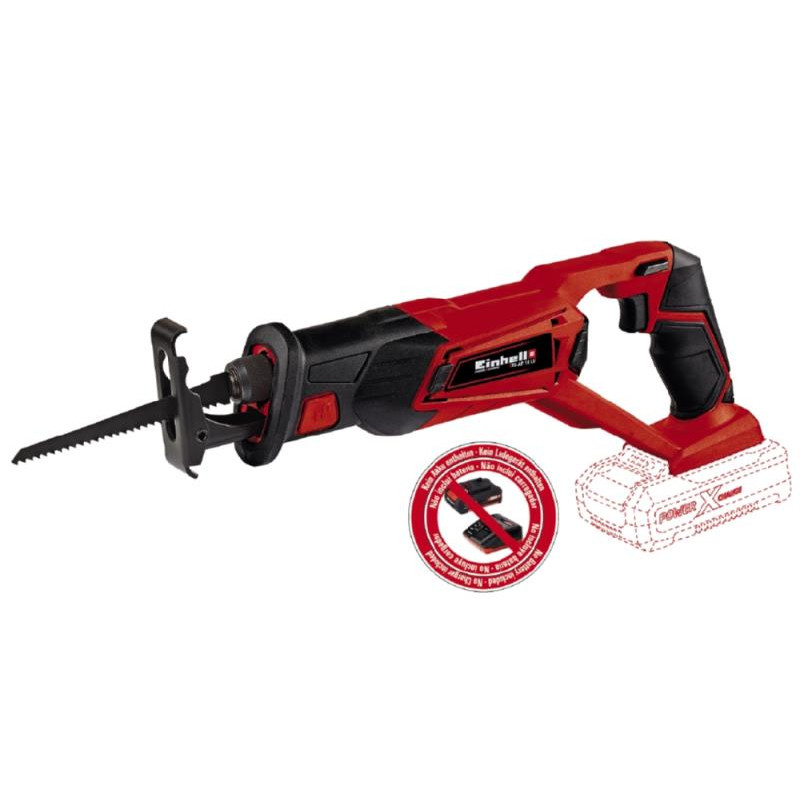 Einhell Пила шабельна TE-AP 18/22 Li-Solo, PXC, акум., 2600 об/хв., хід 22мм, 2кг, (без АКБ та ЗП) (4326300)