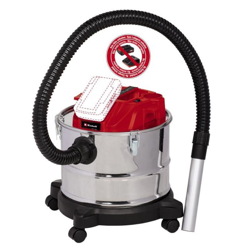 Einhell Акумуляторний пилосос для збору золи TE-AV 18/15 Li C - Solo, без акб (2351700)