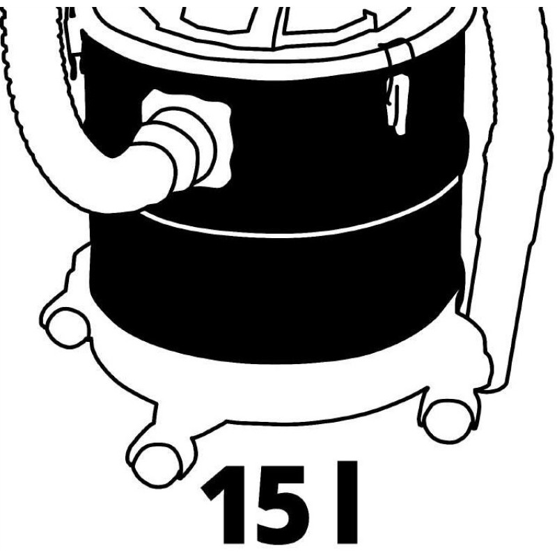 Einhell Акумуляторний пилосос для збору золи TE-AV 18/15 Li C - Solo, без акб (2351700)
