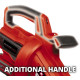 Einhell Пилосос садовий акумVENTURRO 18/210, 18В, PXC, 8000-14000 об/хв, 500 м3/год, 210 км/год, 45 л (3433625)
