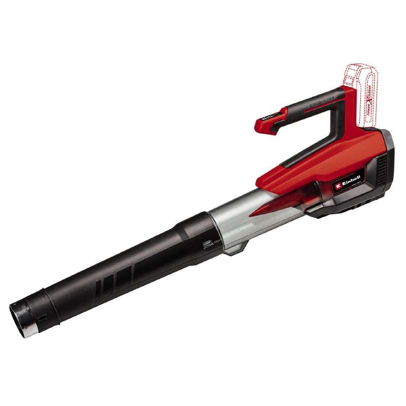 Einhell Повітродув акумуляторний GP-LB 18/200 Li E - Solo, 18В, 200км/г, 630м3/г, 2.2кг, без АКБ і ЗП (3433555)
