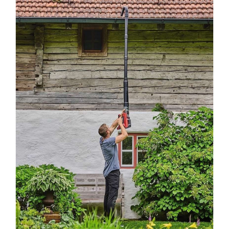 Einhell Повітродув акумуляторний GP-LB 18/200 Li GK - Solo, 18В, 200км/г, 630м3/г, набір подовжувальний, 2.2кг, без АКБ і ЗП (3433550)