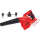 Einhell Повітродув акумуляторний TE-CB 18/180 Li - Solo, 18В, 130/180 км/г, 3 насадки, 0.9кг, без АКБ і ЗП (3408001)