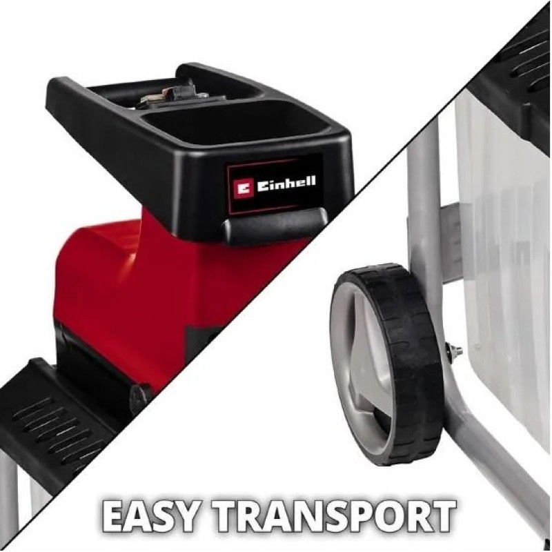 Einhell Подрібнювач садовий GC-RS 60 CB, 2800 Вт, вал, 45мм, бак 60л (3430635)