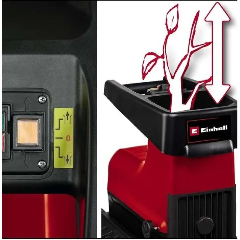 Einhell Подрібнювач садовий GC-RS 60 CB, 2800 Вт, вал, 45мм, бак 60л (3430635)