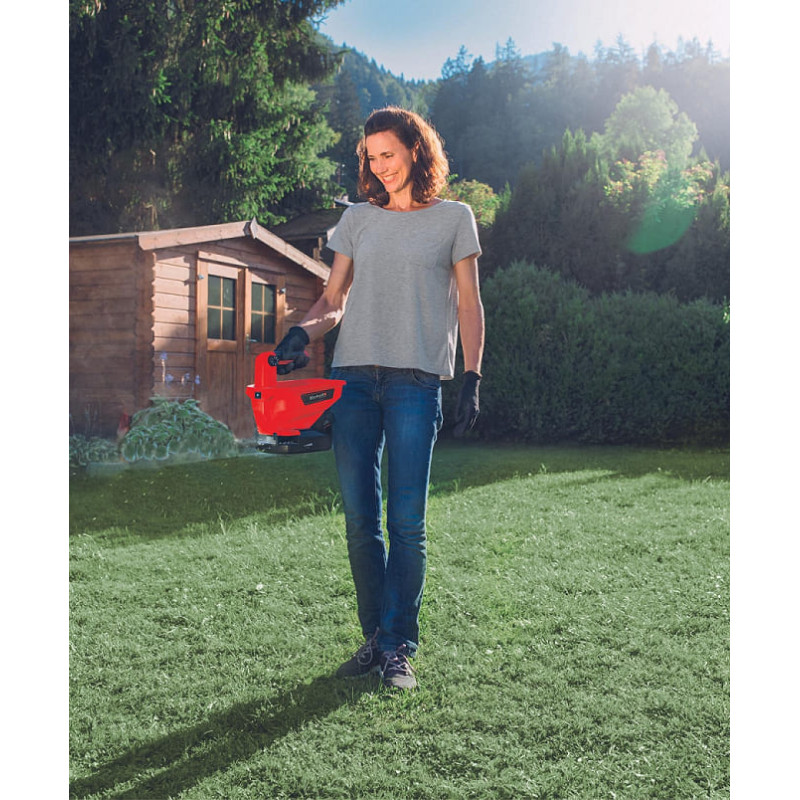 Einhell Сівалка акумуляторна GE-US 18В PXC розкид до 5м контейнер 3.3л без АКБ та ЗП (3415410)