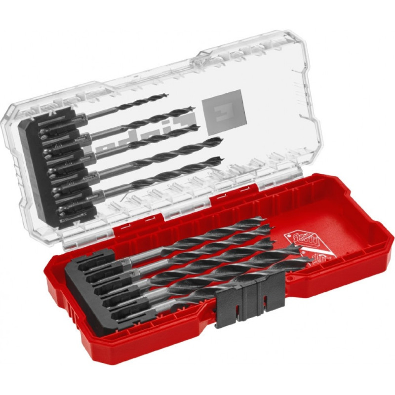 Einhell Набір свердел по дереву, 10шт, 3-8мм, кейс (108733)