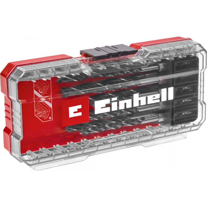 Einhell Набір свердел по дереву, 10шт, 3-8мм, кейс (108733)