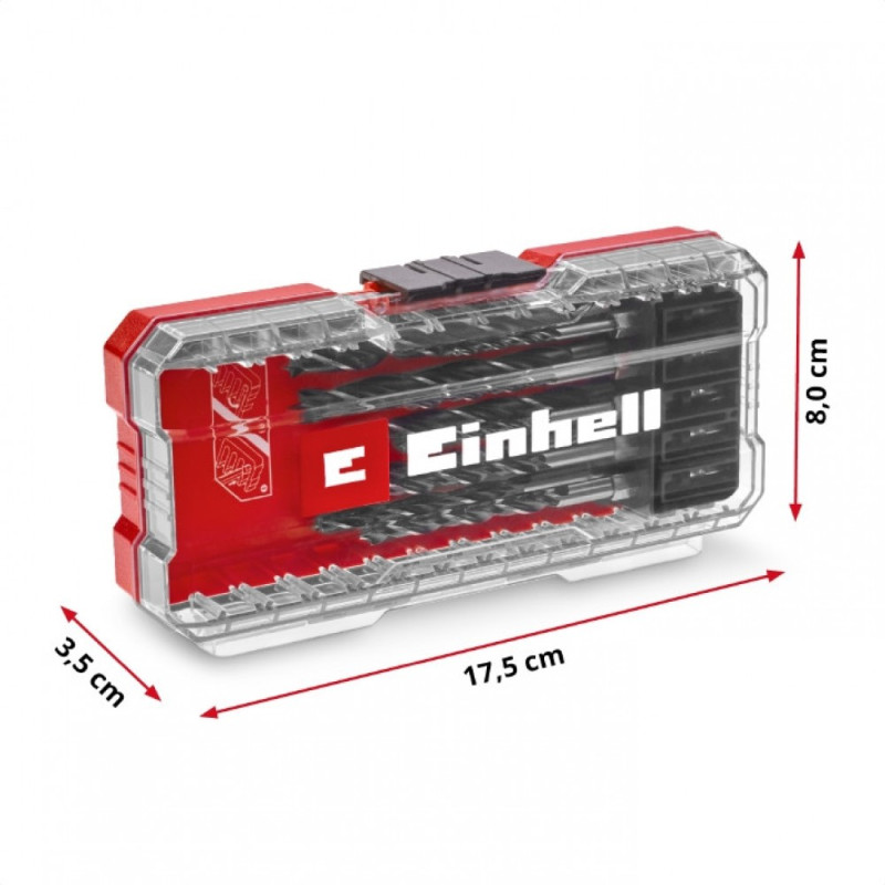 Einhell Набір свердел по дереву, 10шт, 3-8мм, кейс (108733)